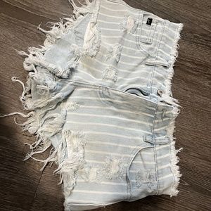 Striped KanCan shorts size M